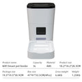 Wifi Smart APP Pet Feeder Household use Microchip Dog Automatic Pet Feeder Automatic Pet Feeder