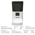 Wifi Smart APP Pet Feeder Household use Microchip Dog Automatic Pet Feeder Automatic Pet Feeder